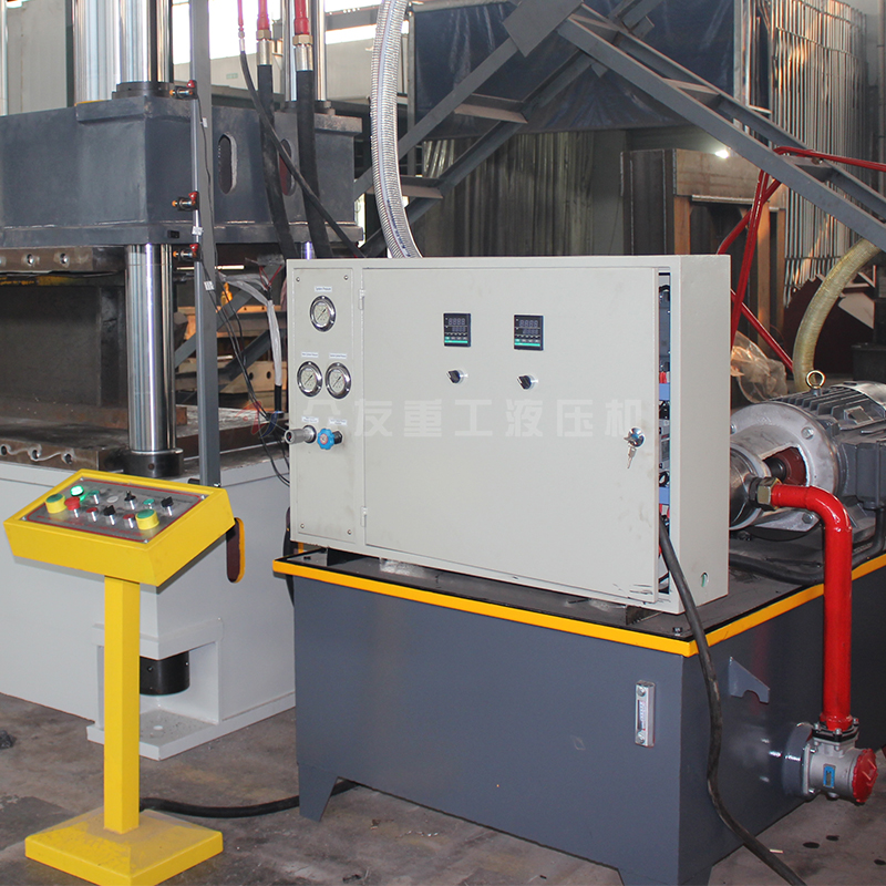 400吨电缆槽地沟盖板热压液压机  SMC复合材料电机盖热压成型油压机