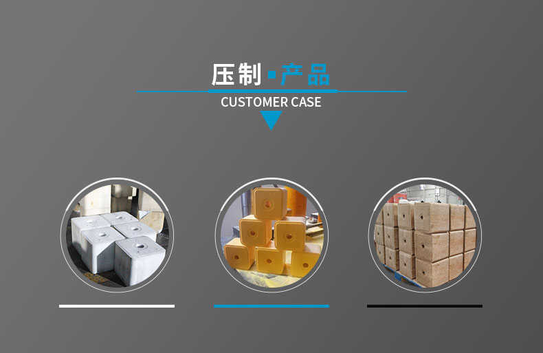 630吨盐砖机生产线 一出二舔砖机 5公斤牛羊舔砖液压机 压制产品
