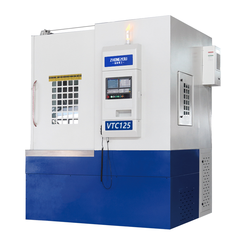 高精度VTC125数控立车金属加工  不锈钢法兰成型