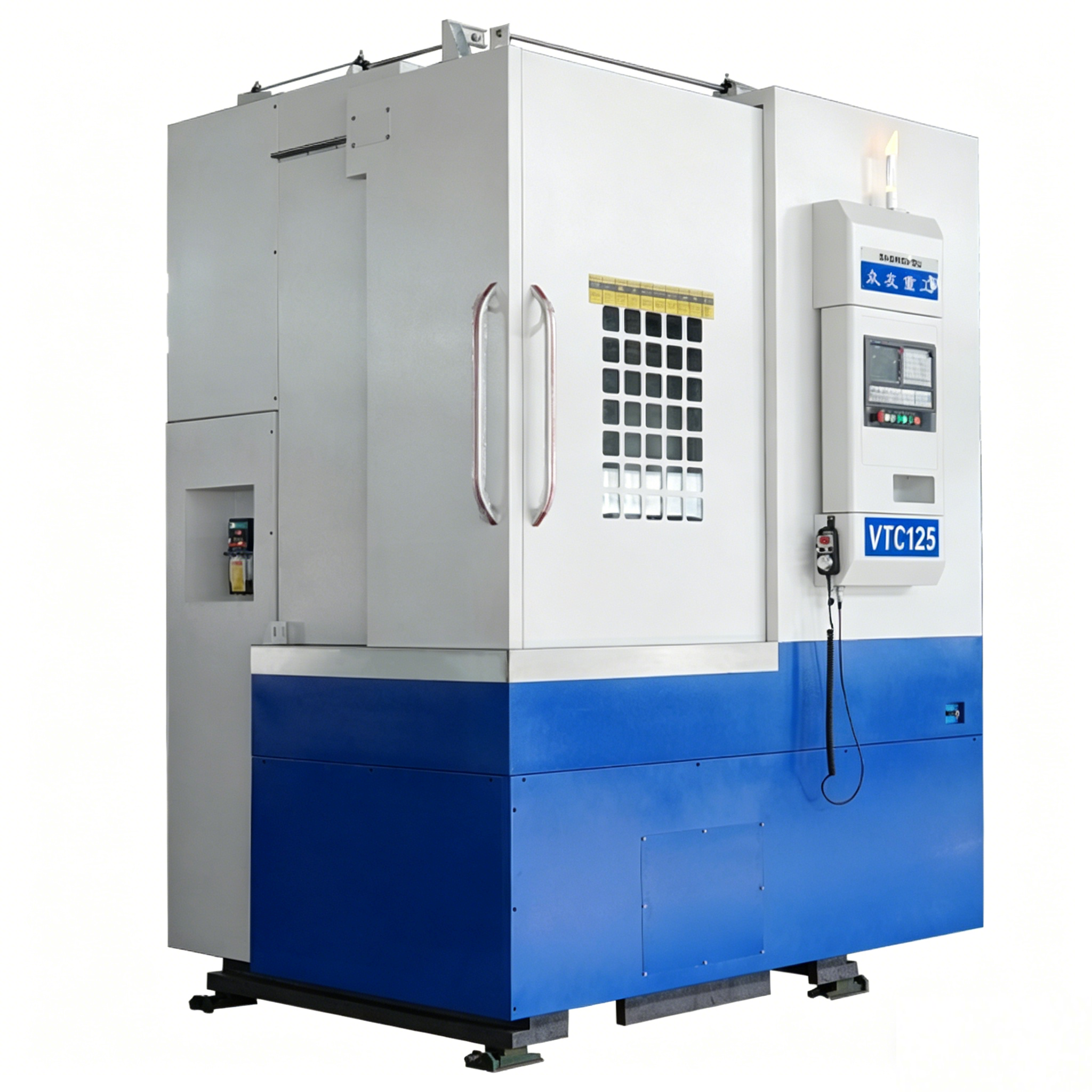 高精度VTC125数控立车金属加工  不锈钢法兰成型